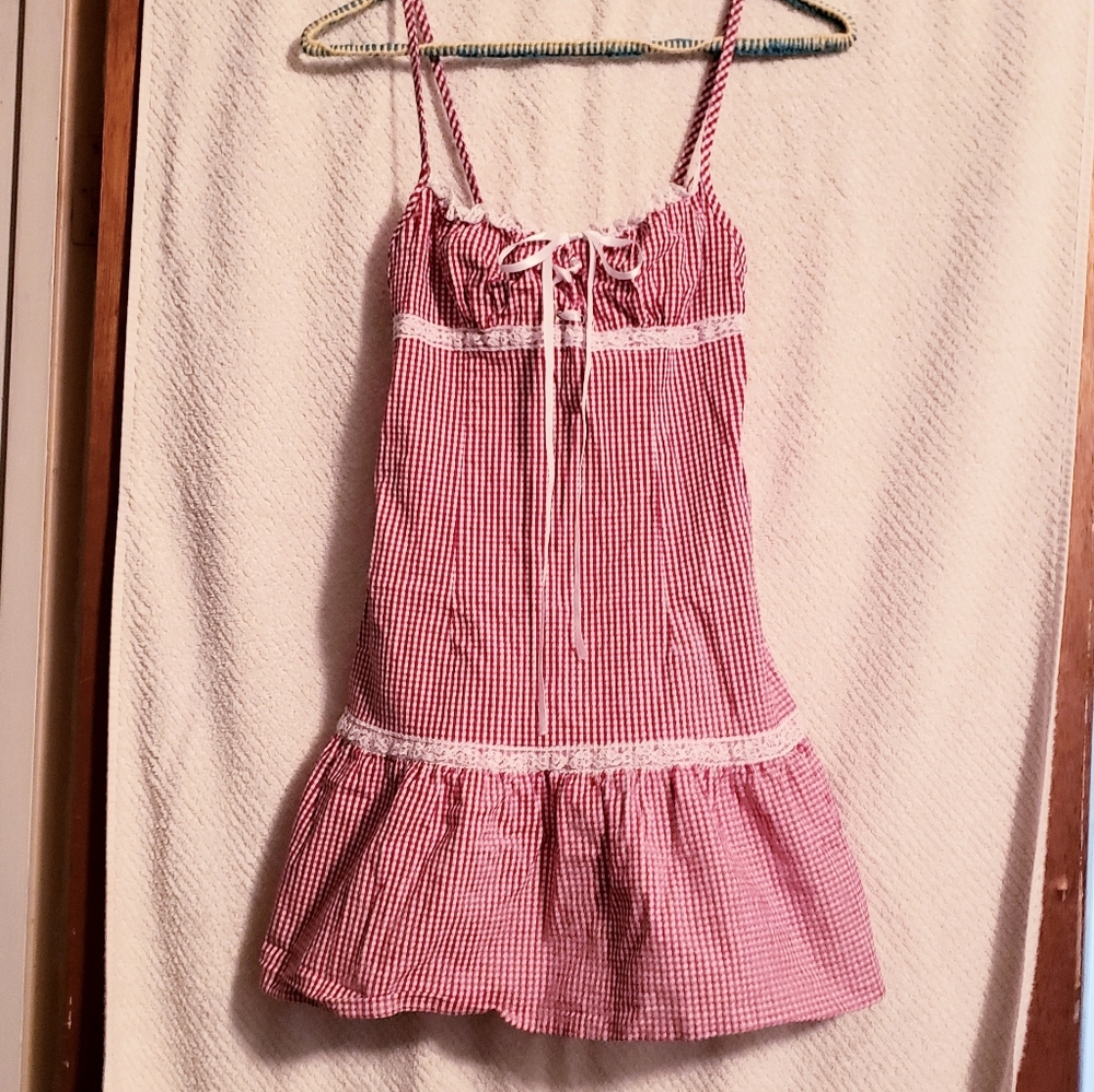 Red Gingham Dress